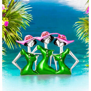 AKA Alpha Kappa Alpha Brooch 3-Ladies pink and green 2"